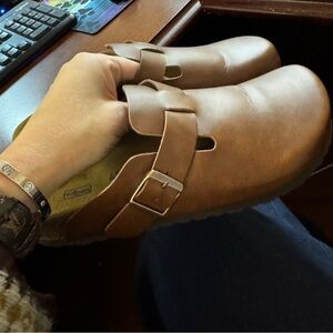 Birkenstock Boston Leather Clogs sz 40